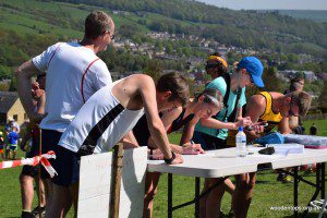 Nick, Mark & Jill at Registration (c) Woodentops